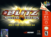 NFL Blitz Special Edition Nintendo 64  box art
